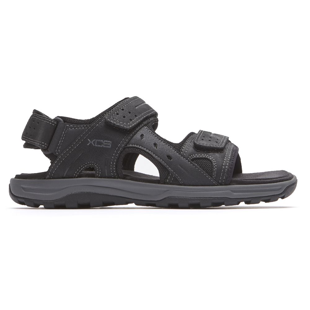 Sandálias Rockport Xcs Trail Technique Adjustable Homem - Pretas ( 086-LHIFDA )